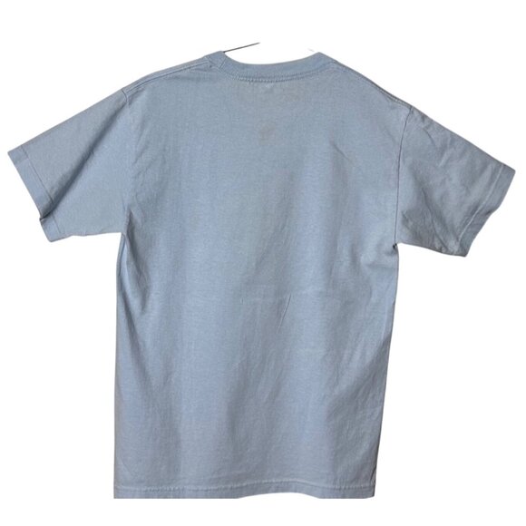 Grizzly Griptape Light Blue T-Shirt With Yellow Bear Design - Picture 3 of 6